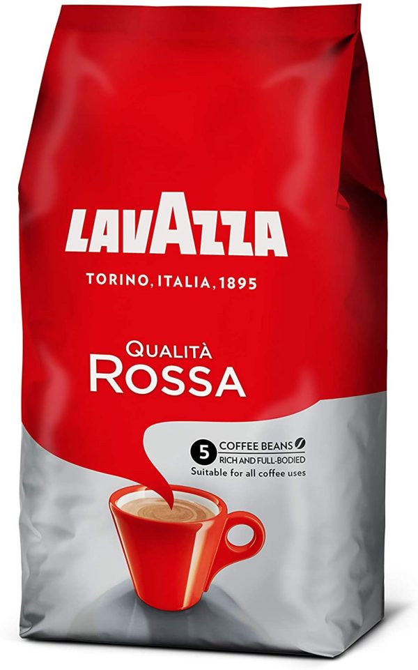 Lavazza Qualita Rossa Coffee Beans, 1 kg (Pack of 1)