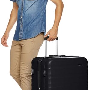 AmazonBasics Hardside Luggage Suitcase - 78cm, Black