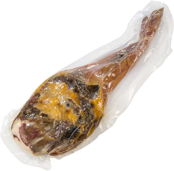 Serrano Ham (Shoulder) Reserve Semi Boneless + Ham Stand 4 - 4.5 Kg - Spanish Jamon