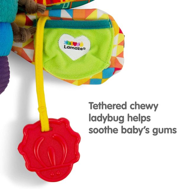 LAMAZE Freddie The Firefly - Clip on Pram & Pushchair Newborn Baby Toy, Sensory Toy for Babies Boys & Girls From 0 - 6 Months