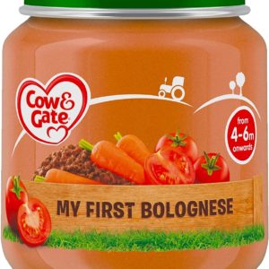 6 x 125g Jars Cow & Gate Bolognese Baby Food Nutritious Quality Food