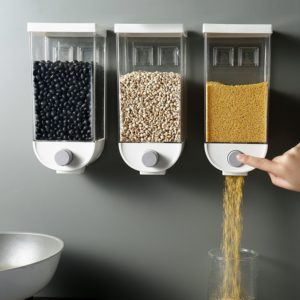 Food storage box kitchen wall-mounted storage tank plastic container storage food storage airtight container