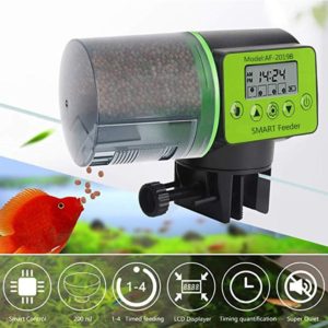 Automatic Fish Feeder Aquarium Digital Fish Tank Electrical Plastic Timer Feeder Food Feeding Dispenser Tool Intelligent timing