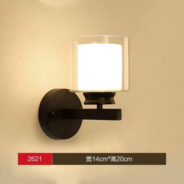 Nordic Simple mini wall lamp Glass wall lights for home livingroom bedroom headboard mirror light wall sconce light fixtures