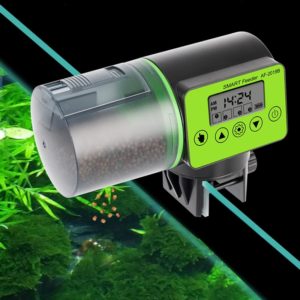 Smart Automatic Fish Feeder Aquarium Feeder Fish Tank Auto Feeding Dispenser with LCD Indicates Timer Aquarium Accessories