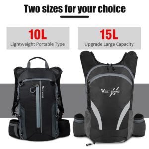 WEST BIKING Waterproof Bicycle Bag Outdoor Sport Cycling Backpack Breathable Bike Climbing Travel Hiking Cycling Backpack