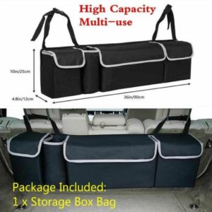 Car Trunk Organizer Storage Box Bag Auto Car Boot Organizer Travel Tools Stowing Tidying Container Box Back Seat Storage Box Bag