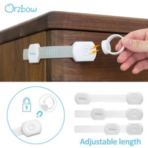 Orzbow Baby Safety Lock For Home Protection From Children Lockers Magnetic Cabinet Door Drawer Refrigerator Security Locks kids