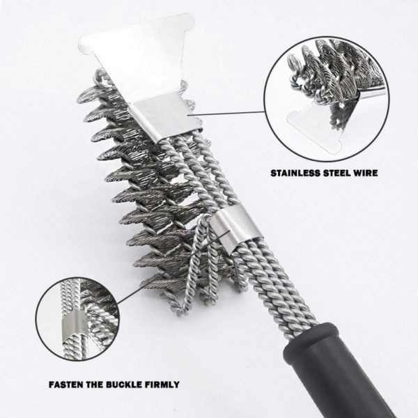 Grill Brush and Scraper, Best BBQ Cleaner, Perfect Tools for All Grill Types, Including Weber, Ideal Barbecue Accessories