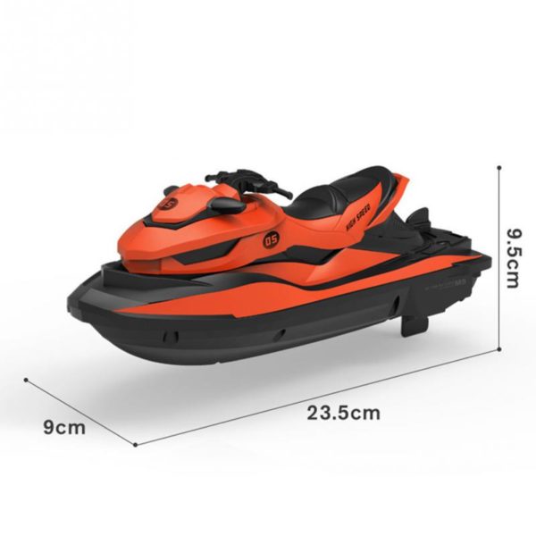 2020 New M5 Mini RC Boat 2.4G 50 Meters Remote Control Distance Summer Water Splashing Electric Motor Boat Children's Toy Gift