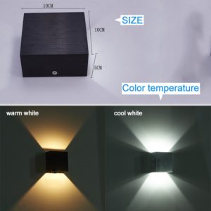 Cube COB LED Indoor Lighting Wall Lamp Modern Home Lighting Decoration Sconce Aluminum Lamp 6W 85-265V For Bath Corridor ZBD0017