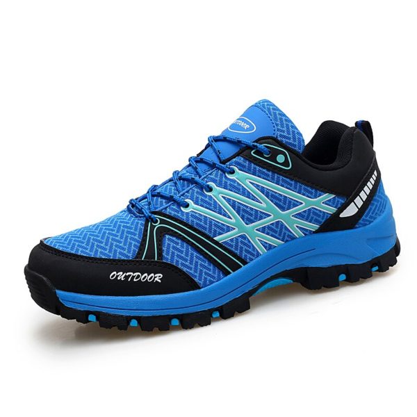 New Hiking Boots Men's Mesh Breathable Outdoor Sports Shoes Men's Cross-country Hiking Boots Work Shoes Hunting Hiking Shoes