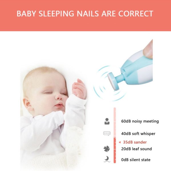 Safe Electric Nail Clipper Cutter Baby Nail Trimmer Manicure Pedicure Clipper Cutter Scissors Kids Infant Nail Care