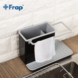 Frap Caddy Storage Racks Organizer Kitchen Sink Tidy Utensils Sponge Holders Drainer Integrated Drainer Kitchen Tool Y36021
