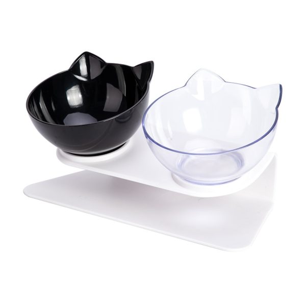 Non-slip Cat Bowls Double Pet Bowls With Raised Stand Pet Food and Water Bowls For Cats Dogs Feeders Pet Products Cat Bowl