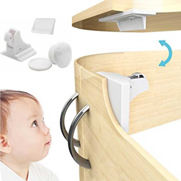 Magnetic Child Lock Children Protection Baby Safety Lock Kids Drawer Latch Cabinet Door Lock Limiter Children Security Locks