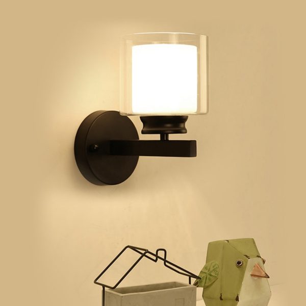 Nordic Simple mini wall lamp Glass wall lights for home livingroom bedroom headboard mirror light wall sconce light fixtures