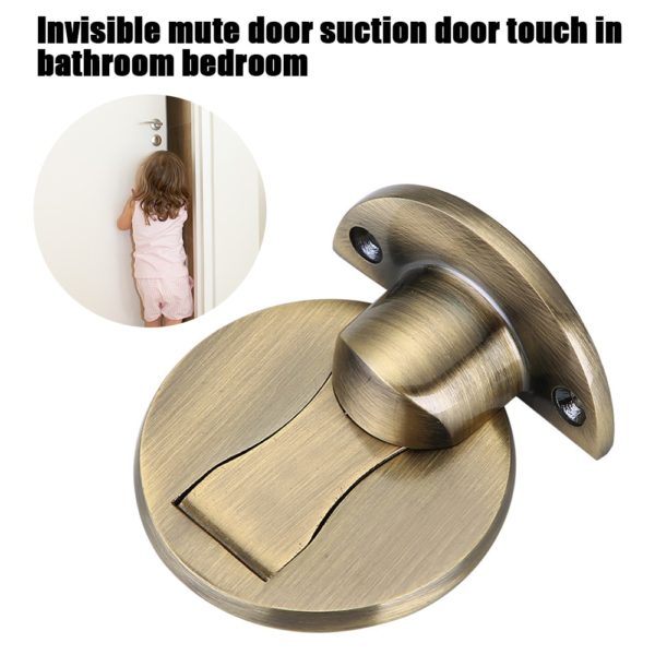 Magnet Door Stop Stainless Steel Door Stopper Wall Protector Holder Home Improvement Hardware For Living Room Bedroom Bathroom